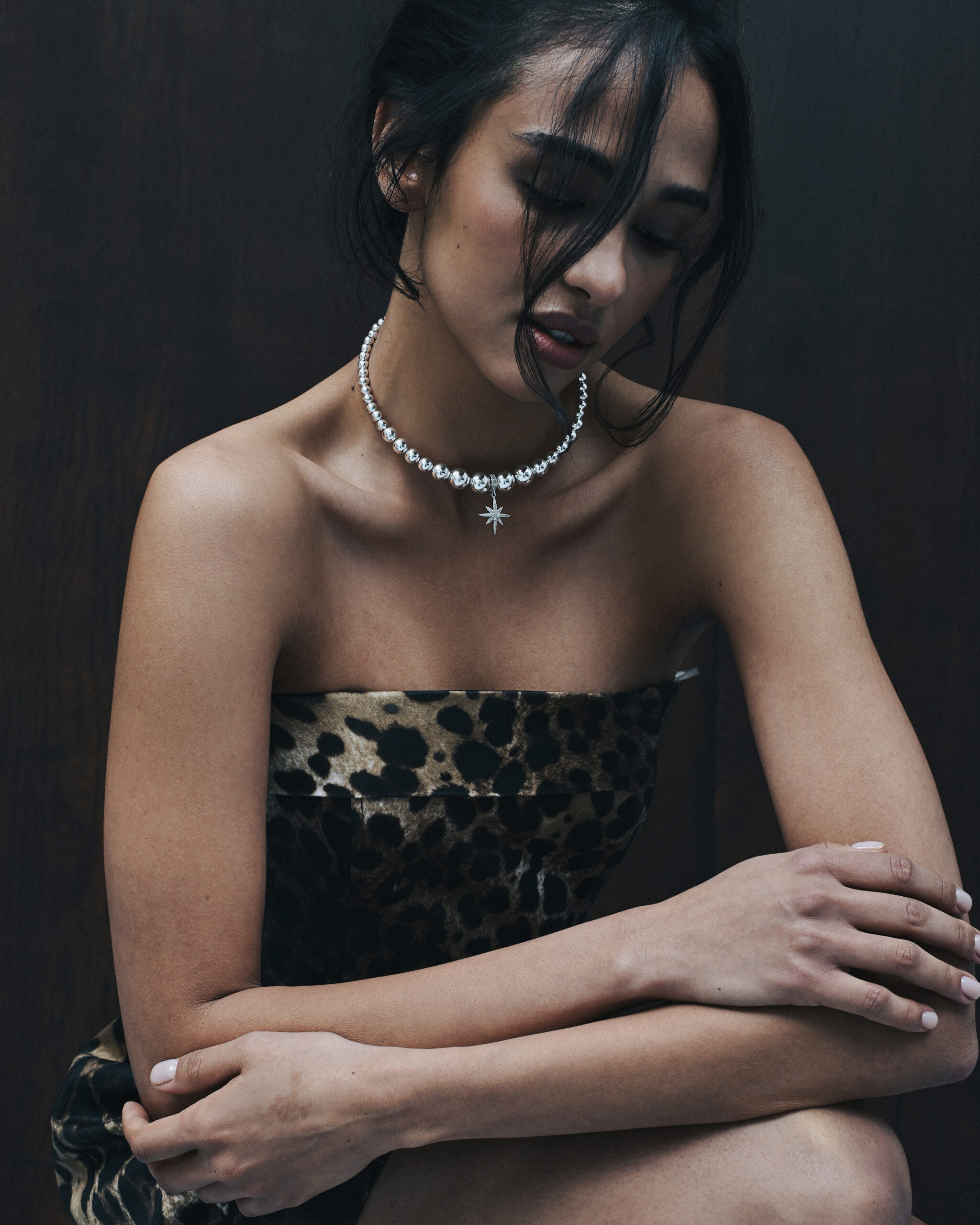 CHOKER “NEW YORK STAR” SILVER