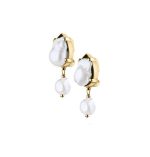 "ODESA" CLIP EARRINGS GOLDEN
