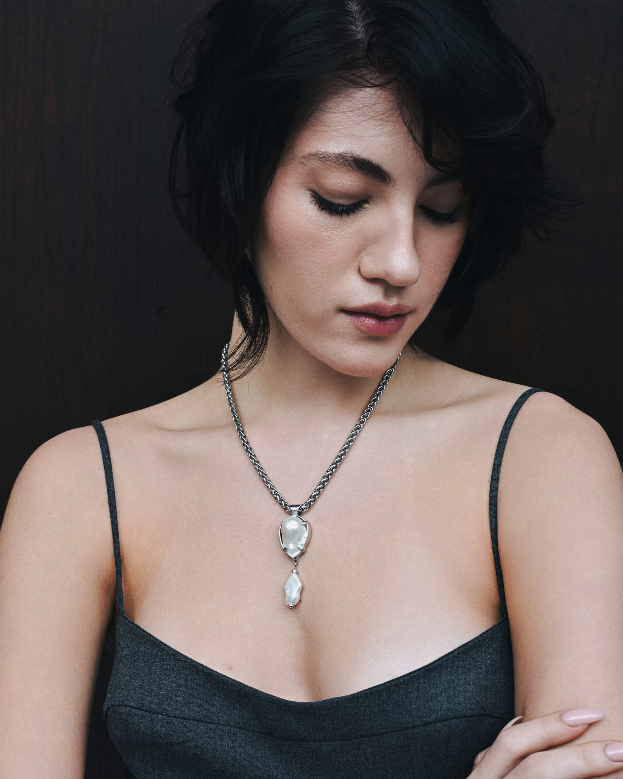 “ODESA” NECKLACE SILVER