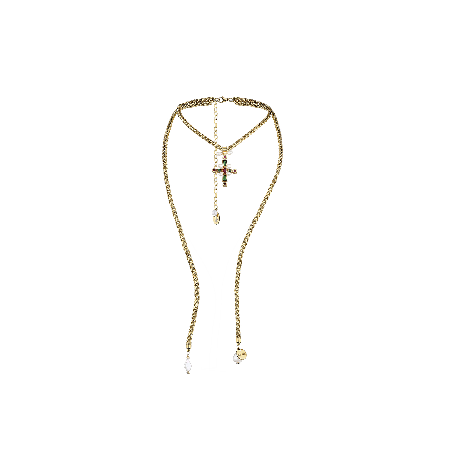 “TAMAR” CROSS NECKLACE CLASSIC COLOR