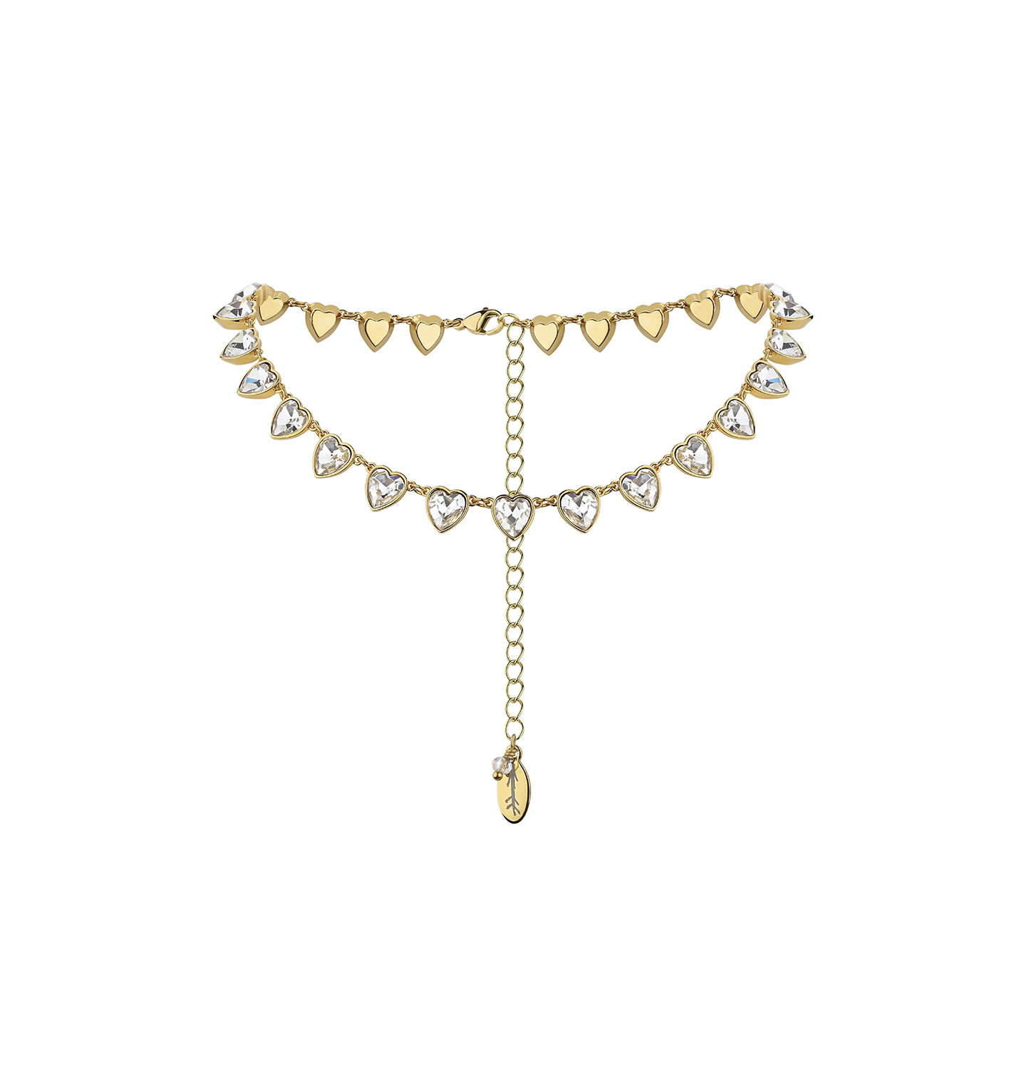 “COLD HEART” NECKLACE GOLDEN