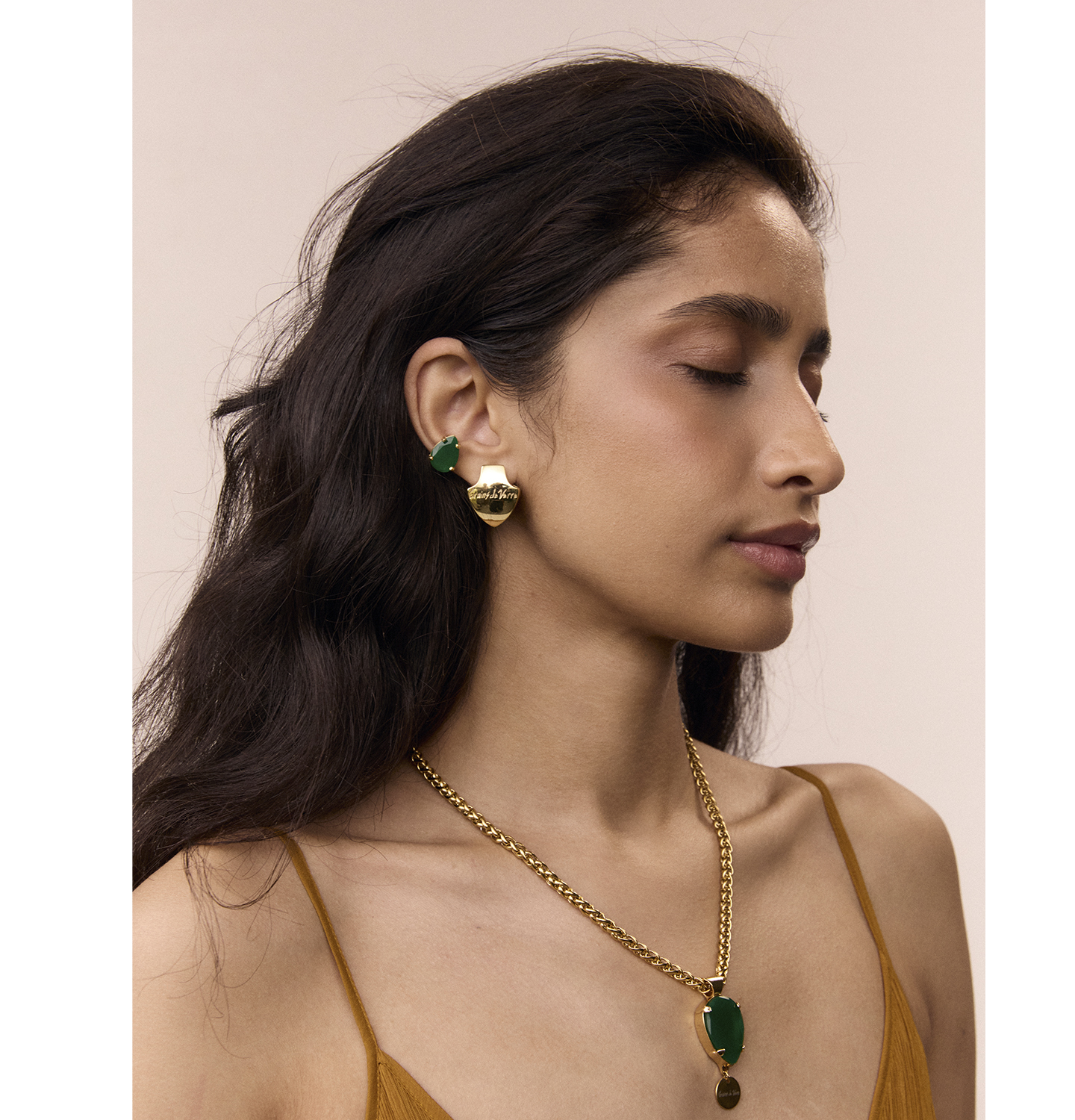 “RADIANCE” CUFF GREEN GOLDEN