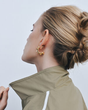 "THE THORN" EARRINGS GOLDEN