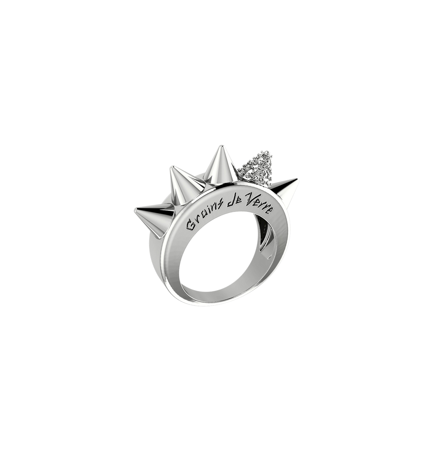 “THE THORN” RING SILVER