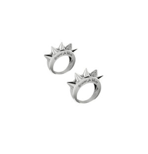 "THE THORN" RINGS SILVER SET