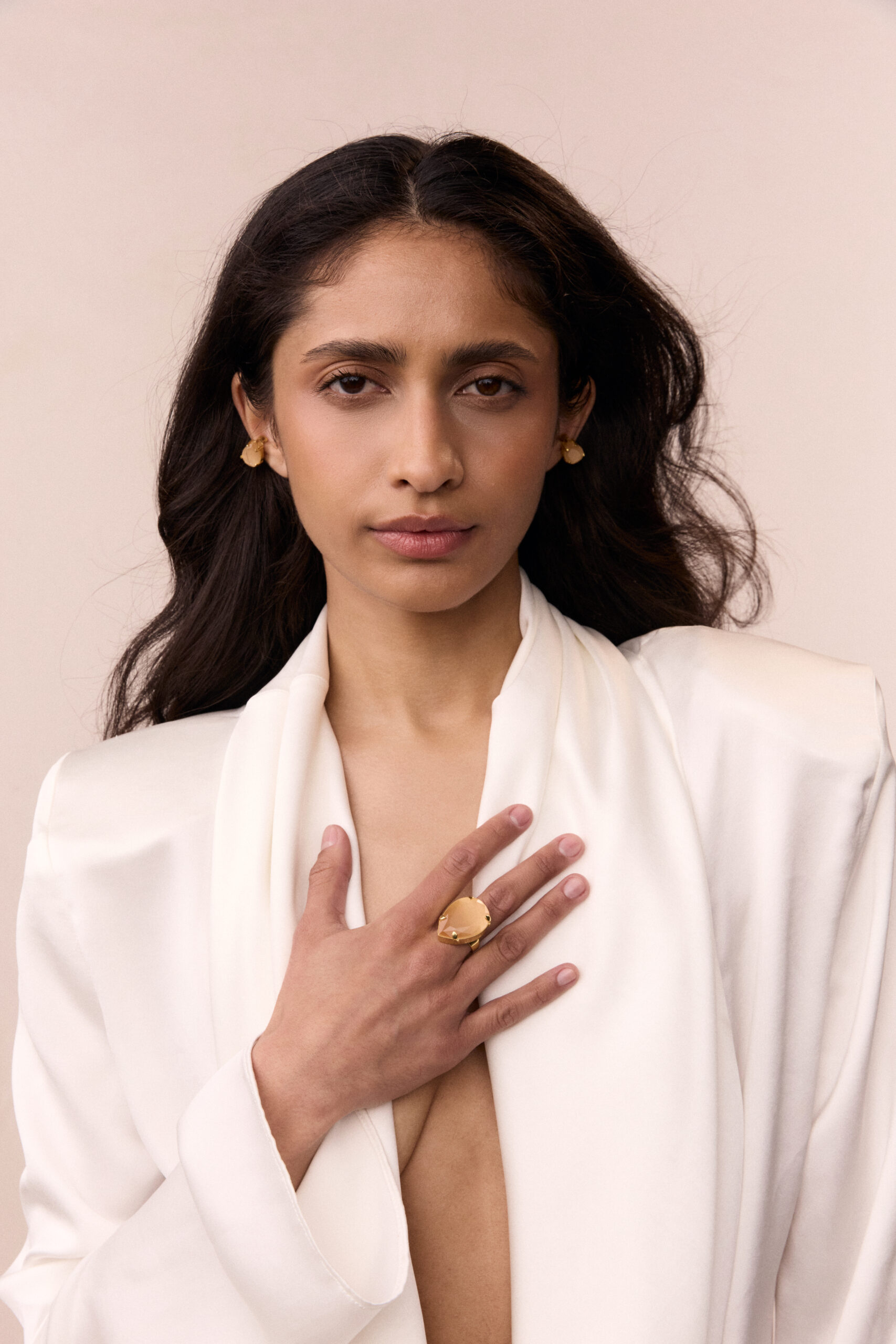 “RADIANCE” RING PEACH GOLDEN