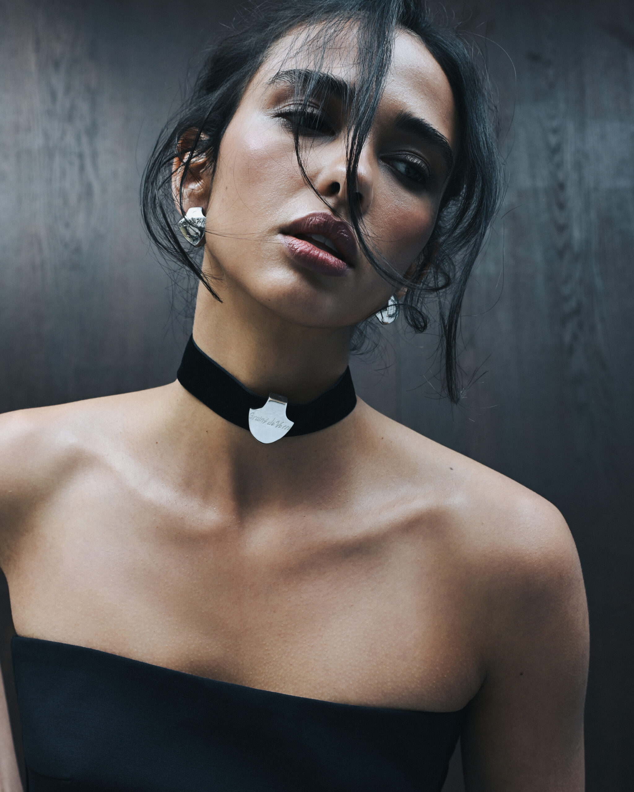 “EWER” CHOKER SILVER