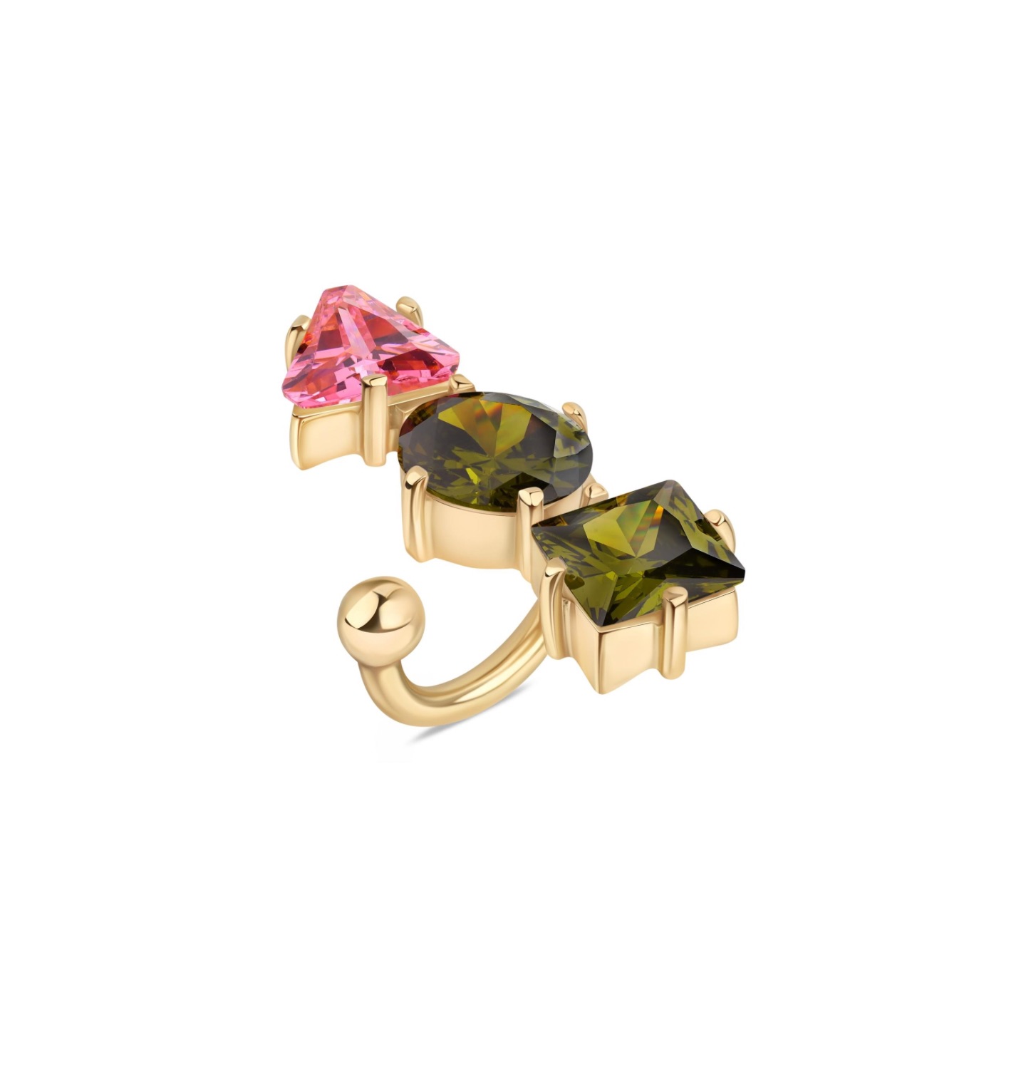 “TRILOGY TROPICAL” RING GOLDEN