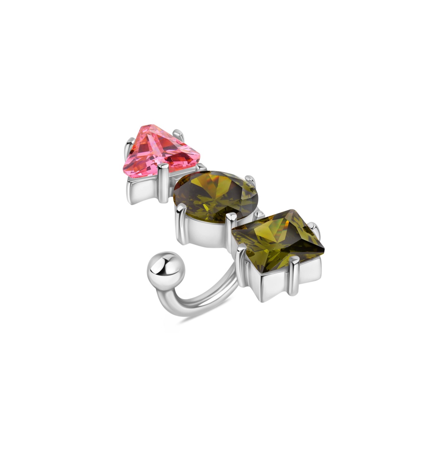 “TRILOGY TROPICAL” RING SILVER