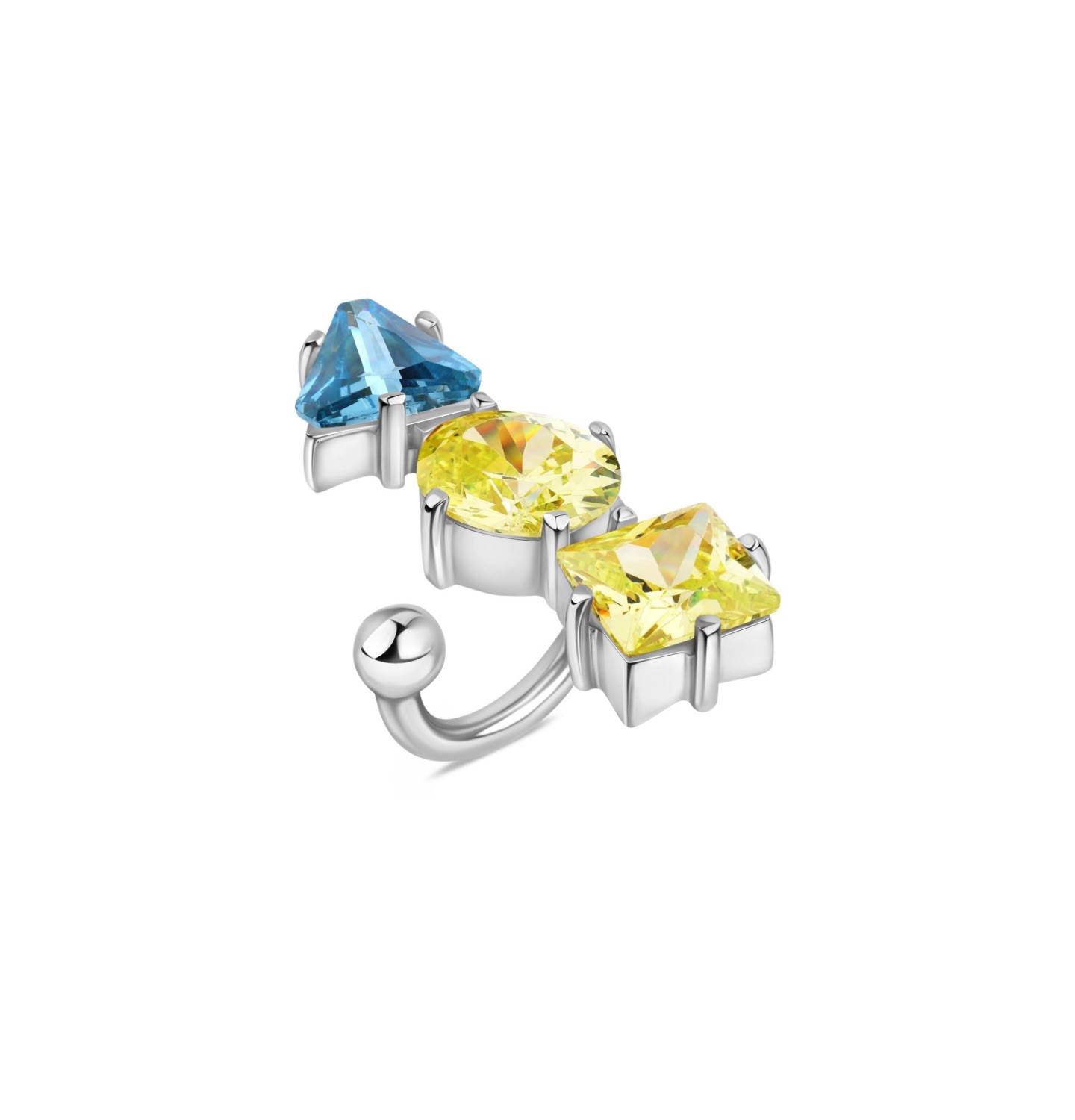 “TRILOGY SUMMER BREEZE” RING SILVER