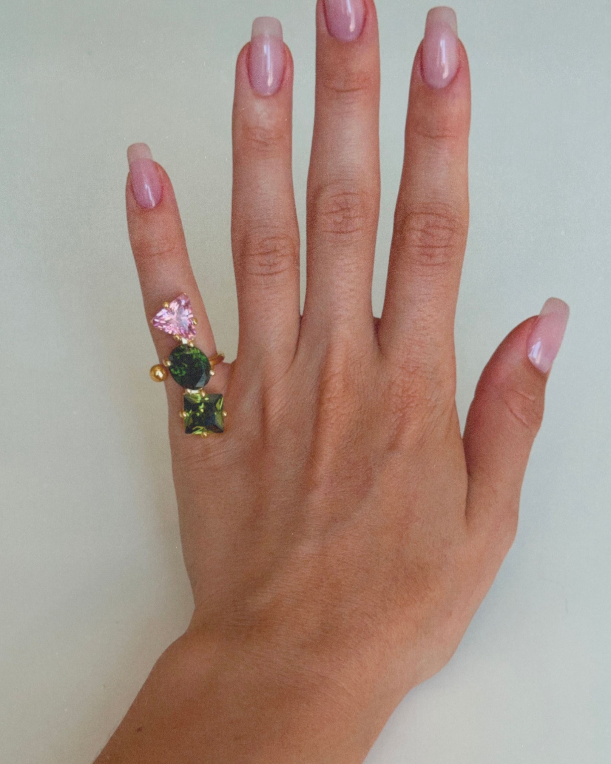 “TRILOGY TROPICAL” RING GOLDEN